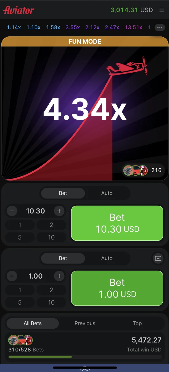aviator 1xbet apk